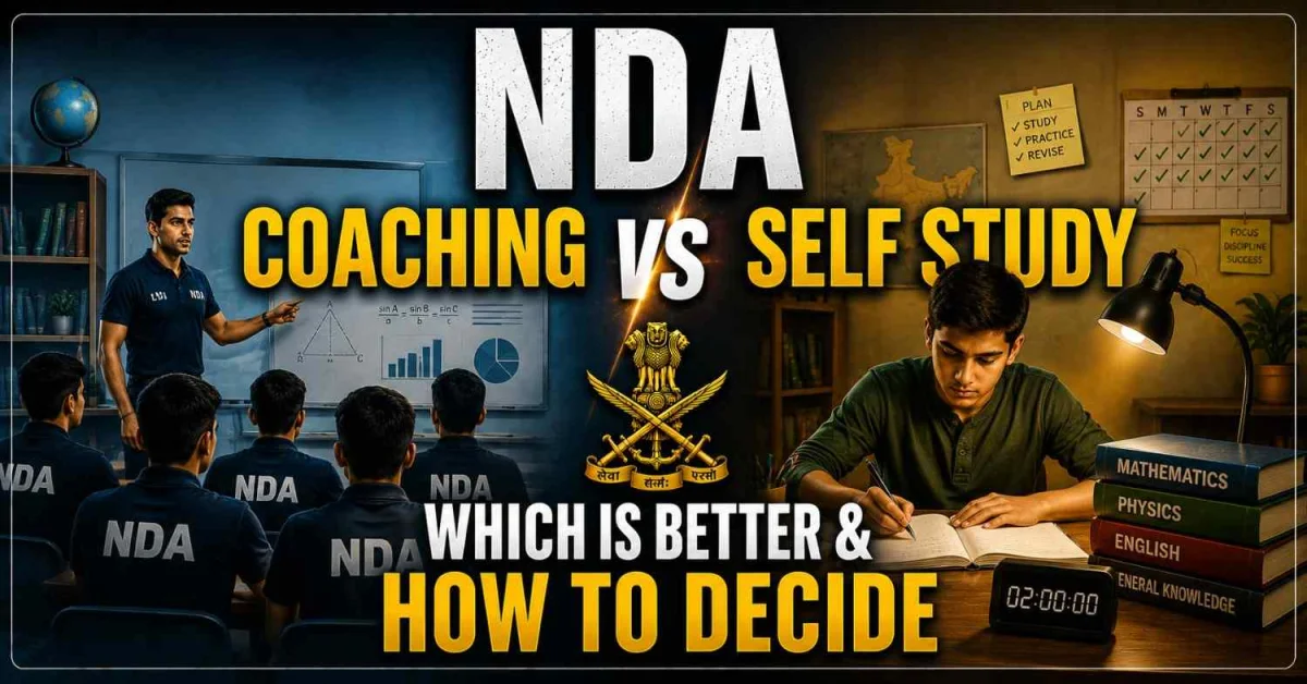 NDA Coaching vs Self Study: Which is Better & How to Decide