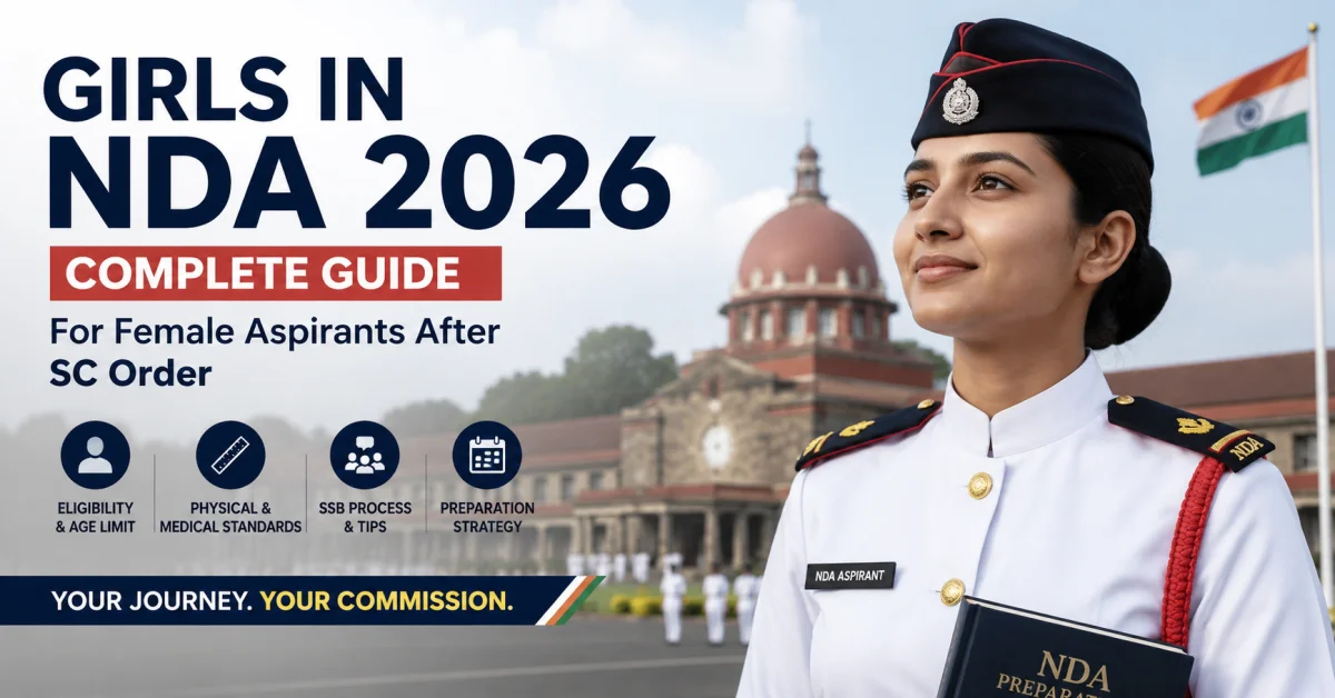 Girls in NDA 2026: Complete Guide for Female Aspirants After SC Order