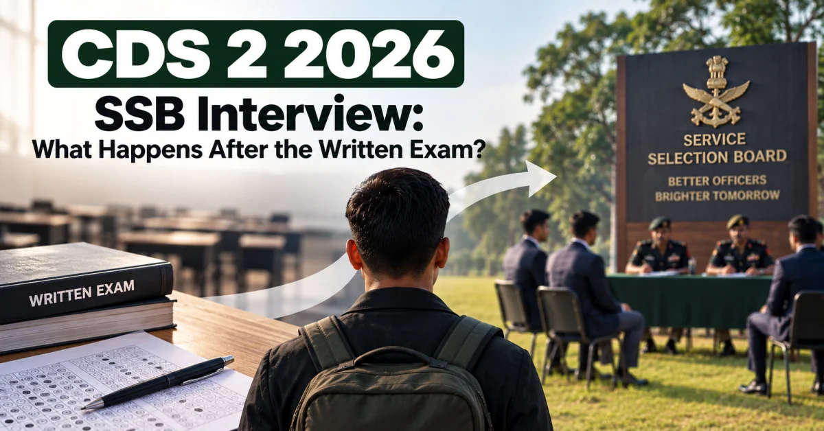 CDS 2 2026 SSB Interview: What Happens After the Written Exam?