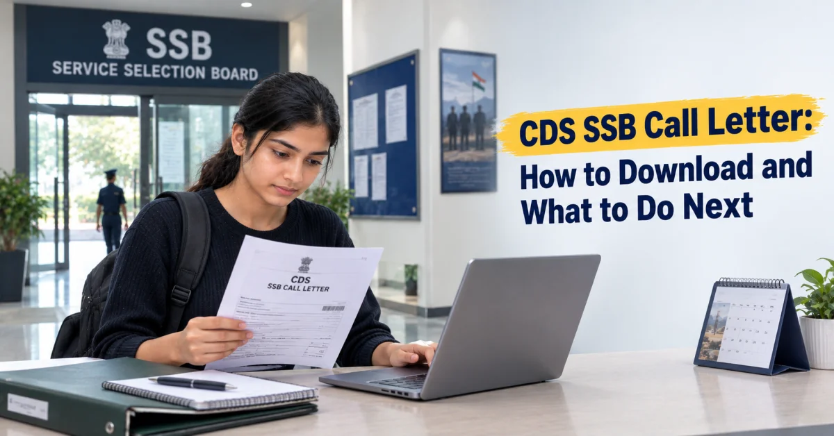 CDS SSB Call Letter: How to Download and What to Do Next