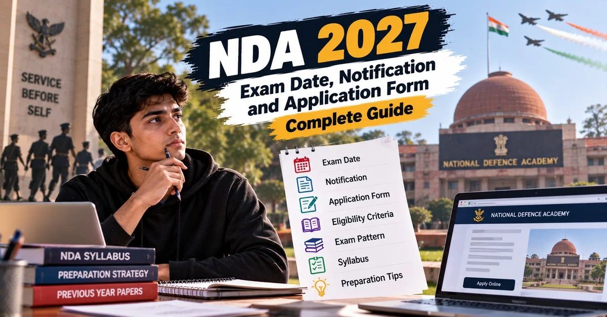NDA 2027 Exam Date, Notification and Application Form: Complete Guide