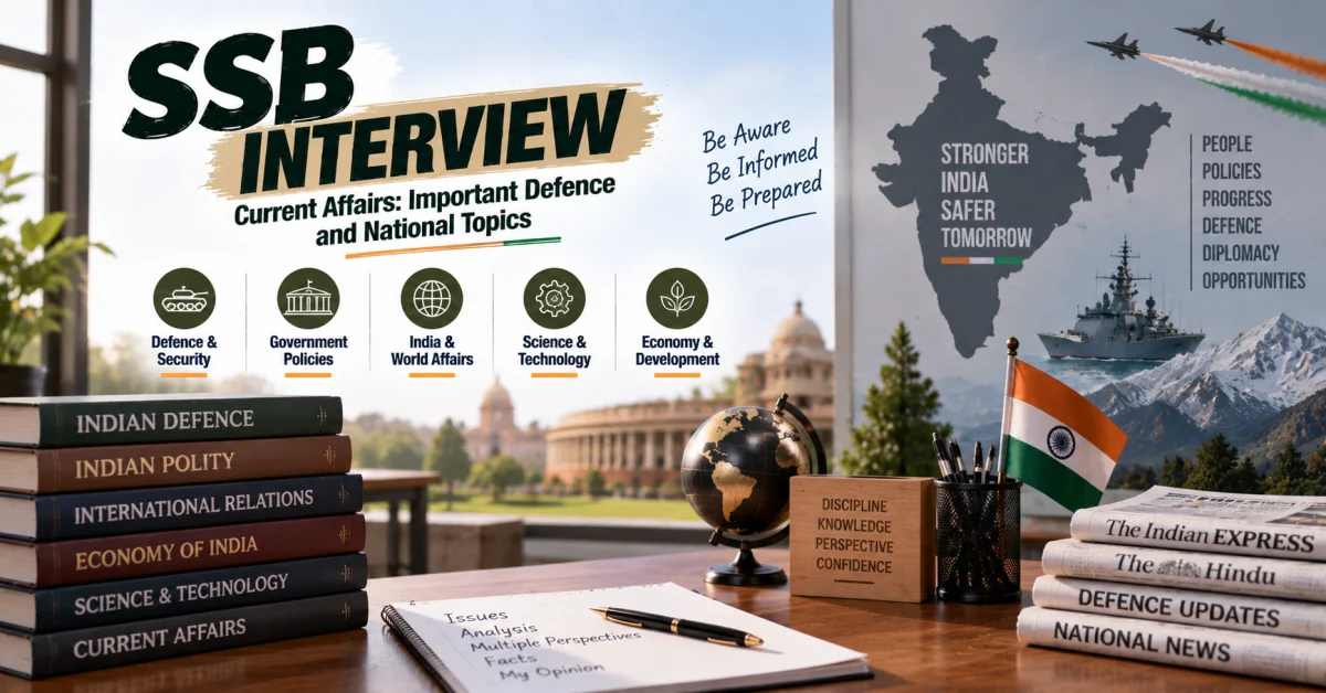 SSB Interview Current Affairs: Important Defence and National Topics