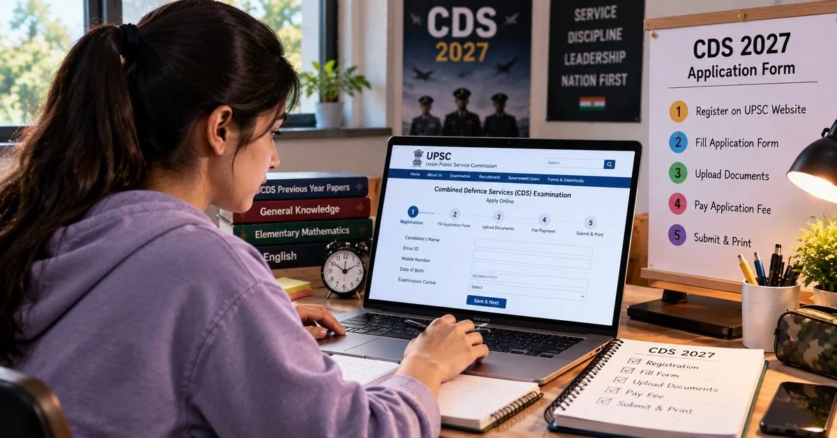 CDS 2027 Application Form: How to Apply Online Step by Step