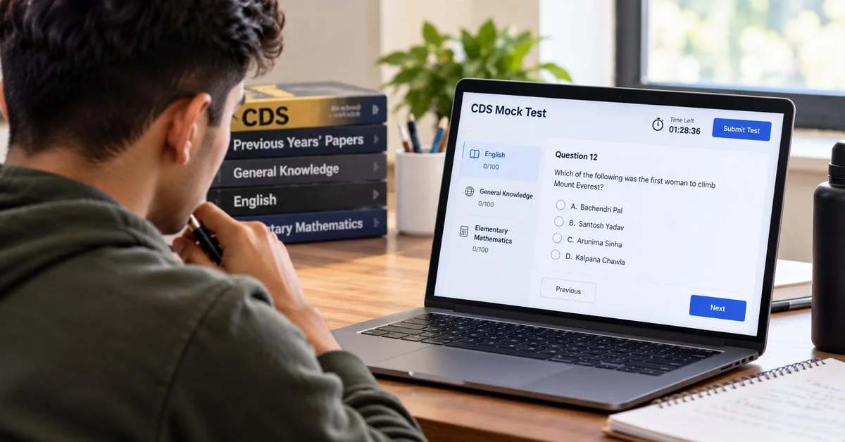 CDS Free Mock Test 2027: Practice Online with Previous Year Questions