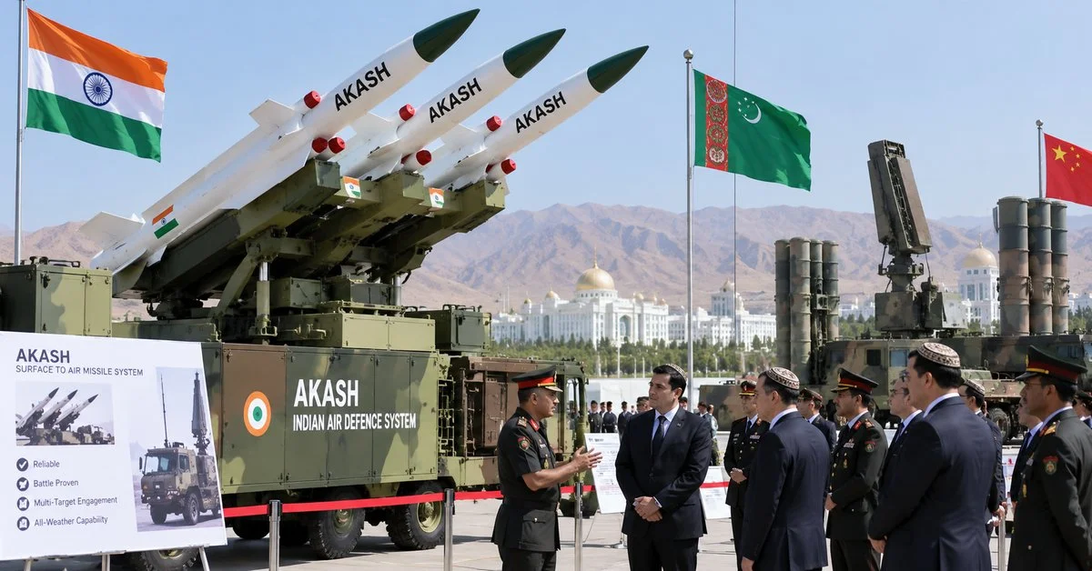 India's Akash Missile Reaches Central Asia as Turkmenistan Adds It to a China-Made Air Defence Network